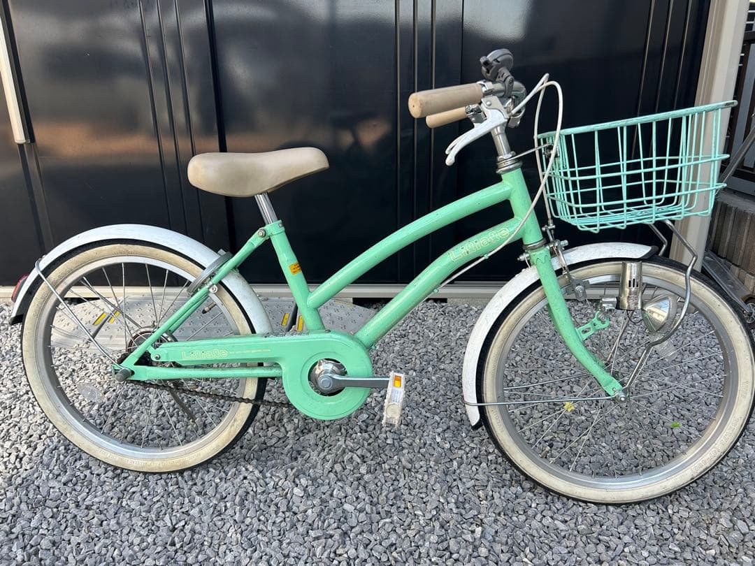 子ども用　自転車　20インチ　Littlestar ミントグリーン