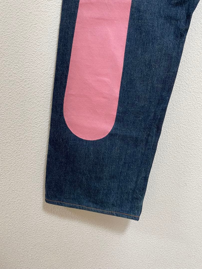 EVISU No.2 Lot.2001 W33×L35 ピンク大黒　ビッグカモメ