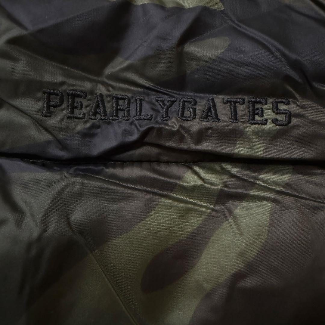 パーリーゲイツ　ダウンジャケット　ベスト　迷彩　カモフラ　XL〜XXL相当　6