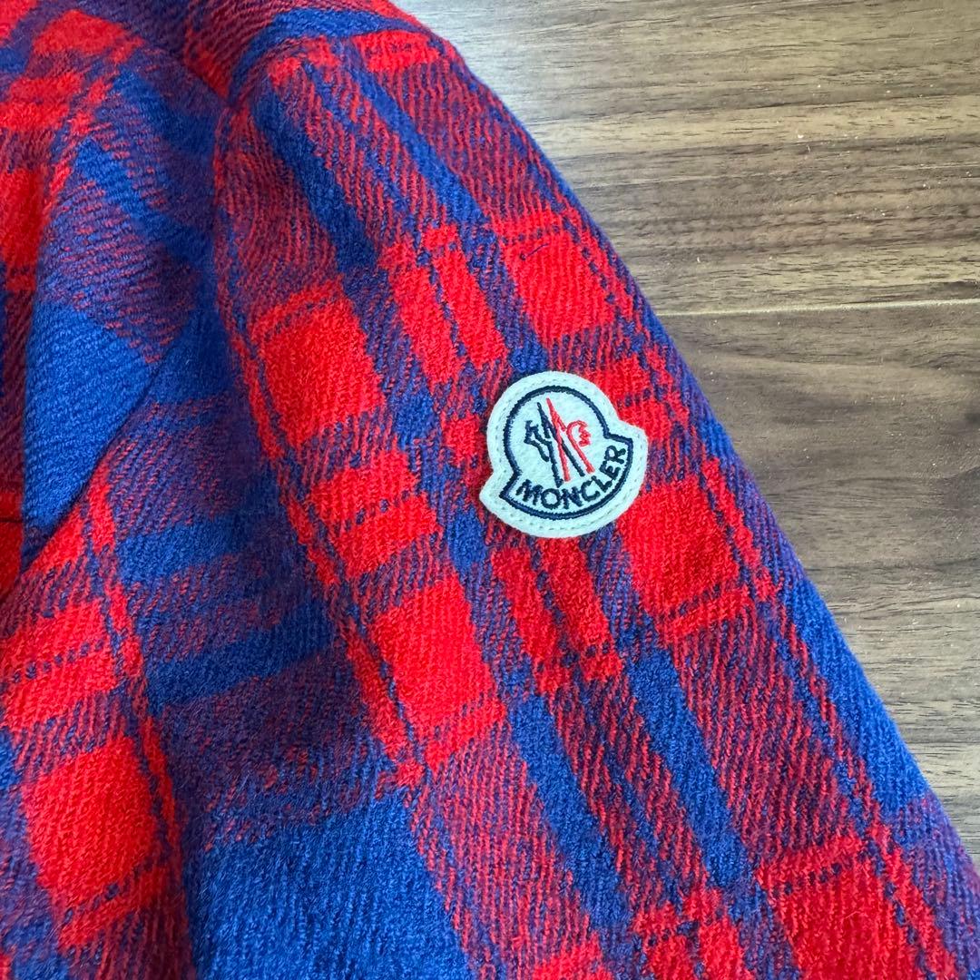 Moncler モンクレール 赤チェック ジャケット メンズ 新品タグ付き