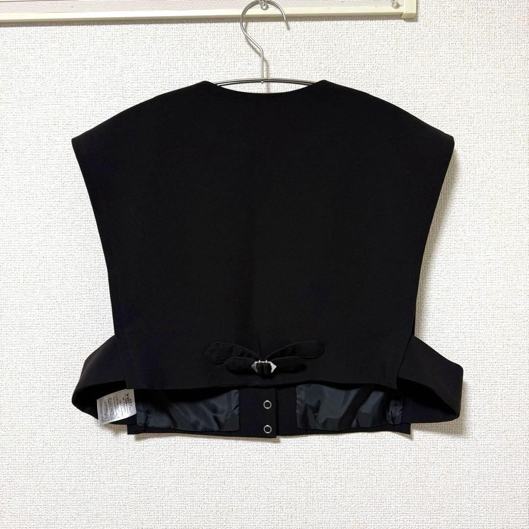 【美品】ReNorm ショートベスト×ジャンスカセット ブラック セレモニー