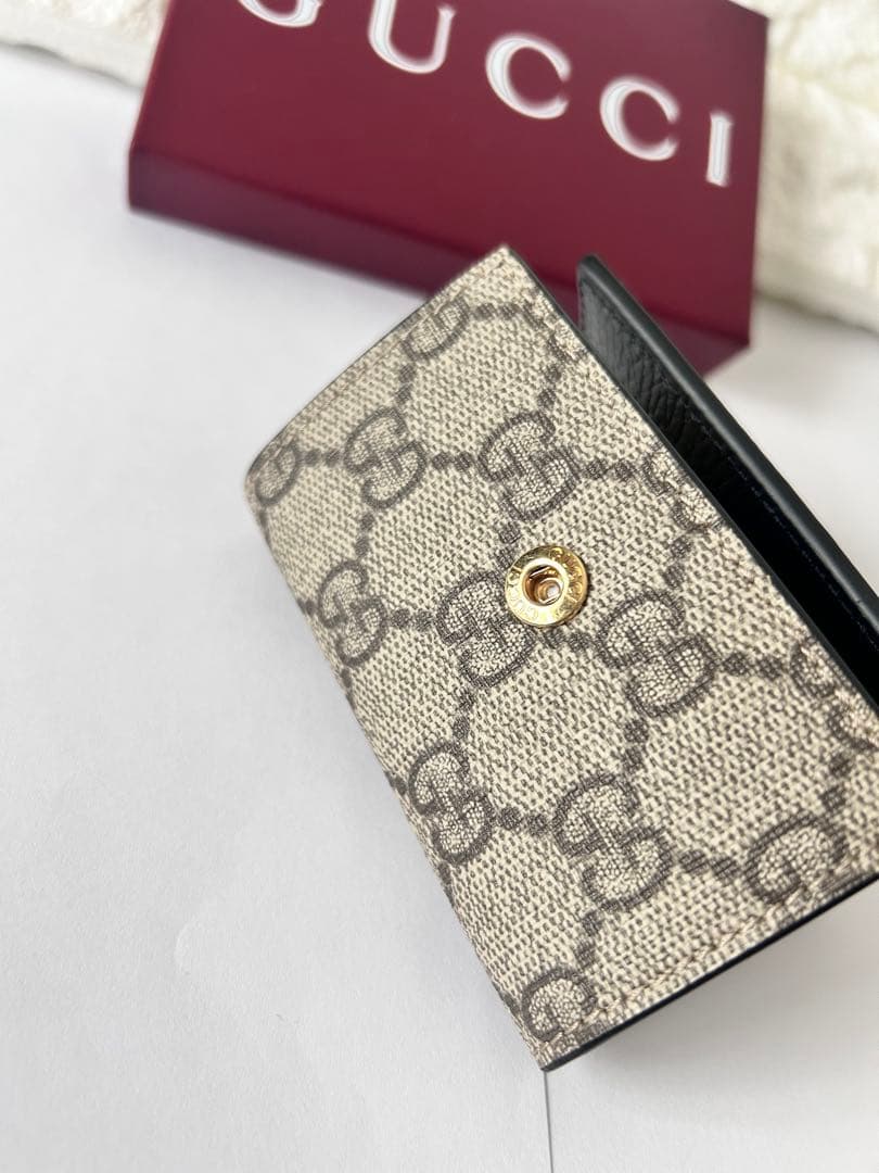 GUCCI グッチ　GGパターン 6連キーケース　GGマーモント　スプリーム