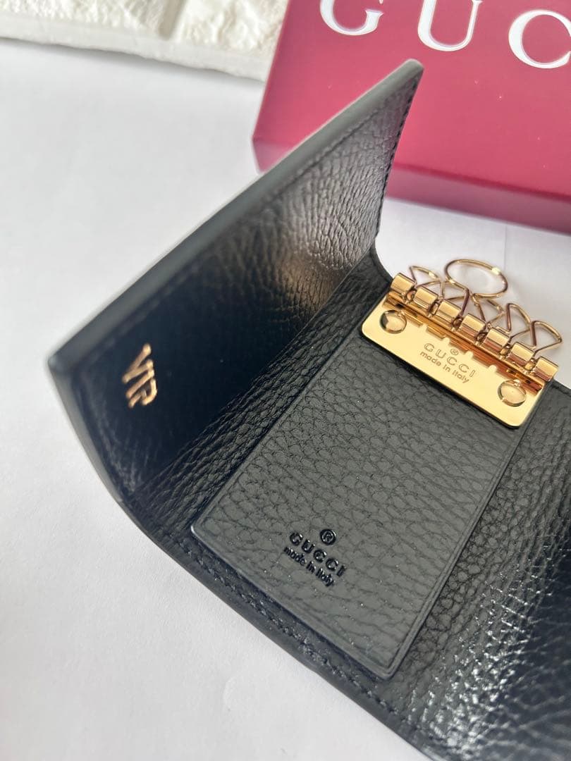 GUCCI グッチ　GGパターン 6連キーケース　GGマーモント　スプリーム