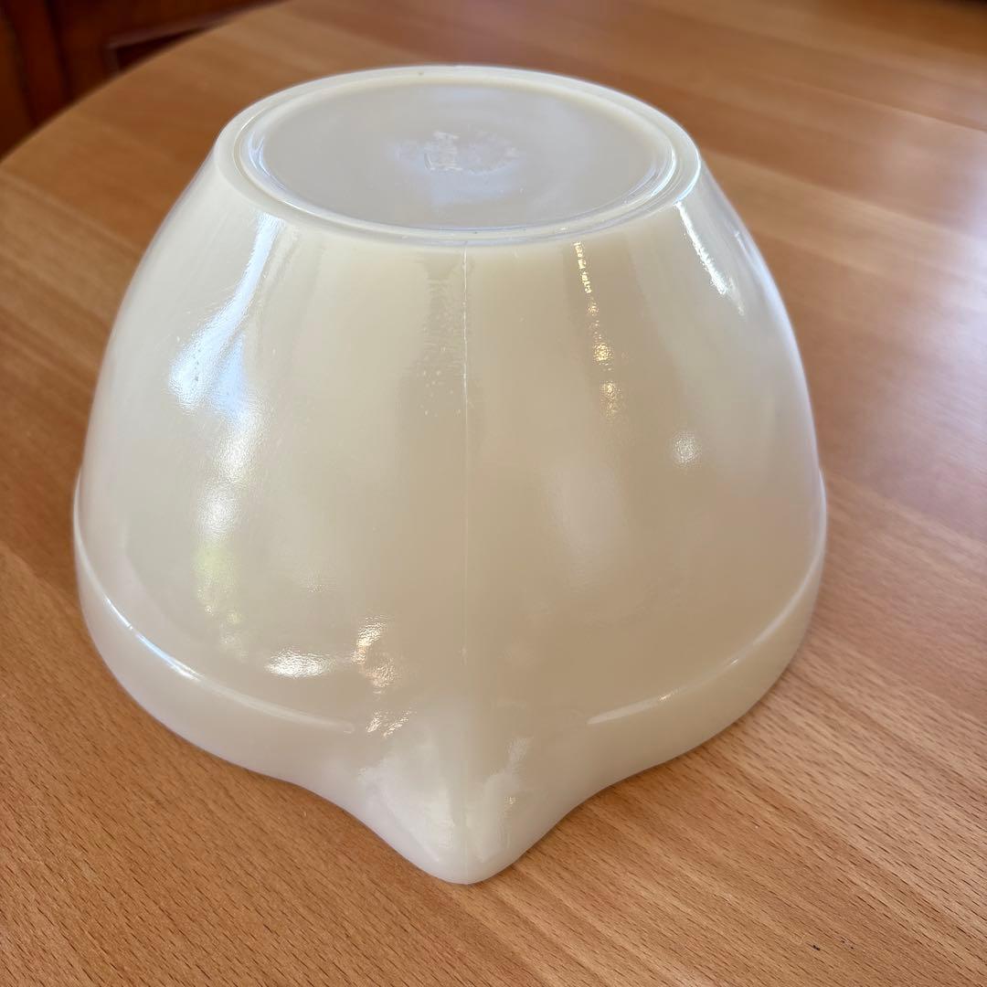 《ファイヤーキング》アイボリーバターボウル　デッドストック　ラベル付き