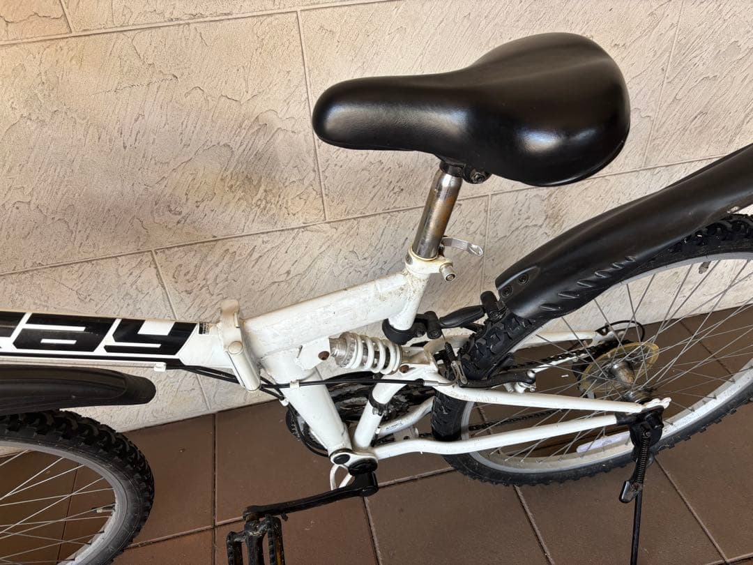 RAY 折りたたみ自転車 ホワイト 26インチ