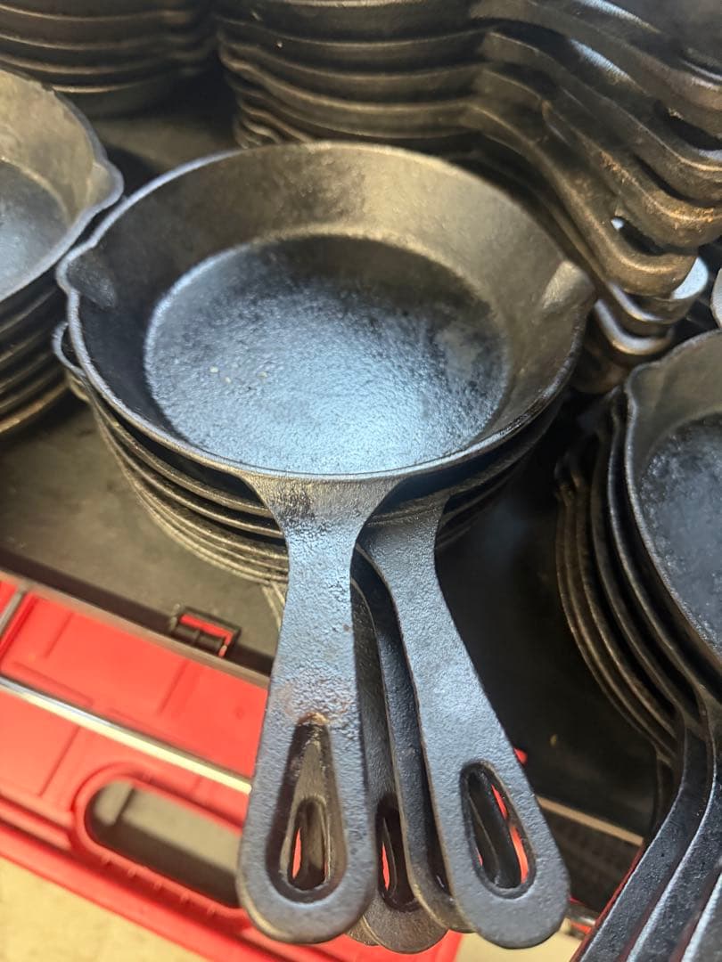 鋳鉄スキレット 小型 アウトドア調理用31個