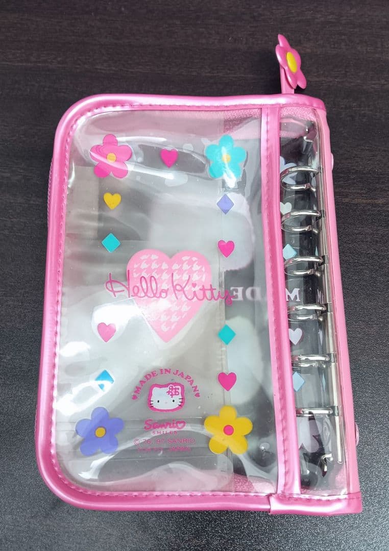 ハローキティ　カオハナ　6穴　手帳　バインダー　1997年　レトロ