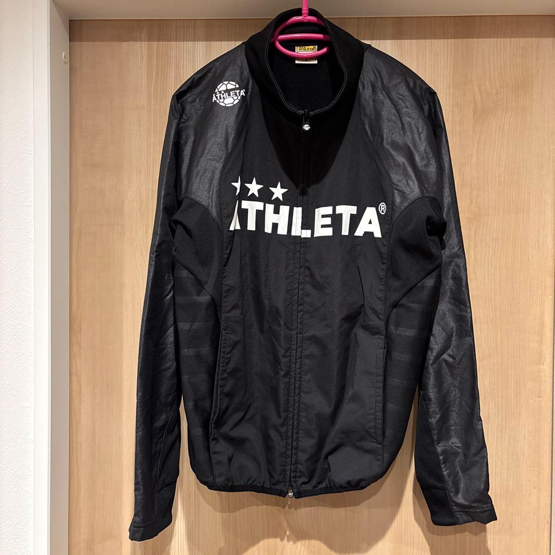 極美品ATHLETA ブラック ジャージ上下セットアップ Mサイズ