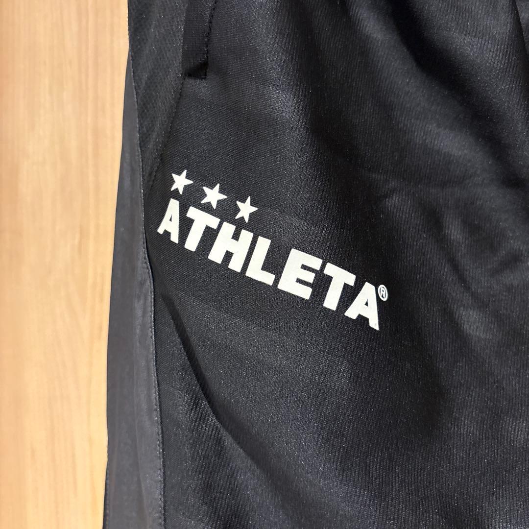 極美品ATHLETA ブラック ジャージ上下セットアップ Mサイズ