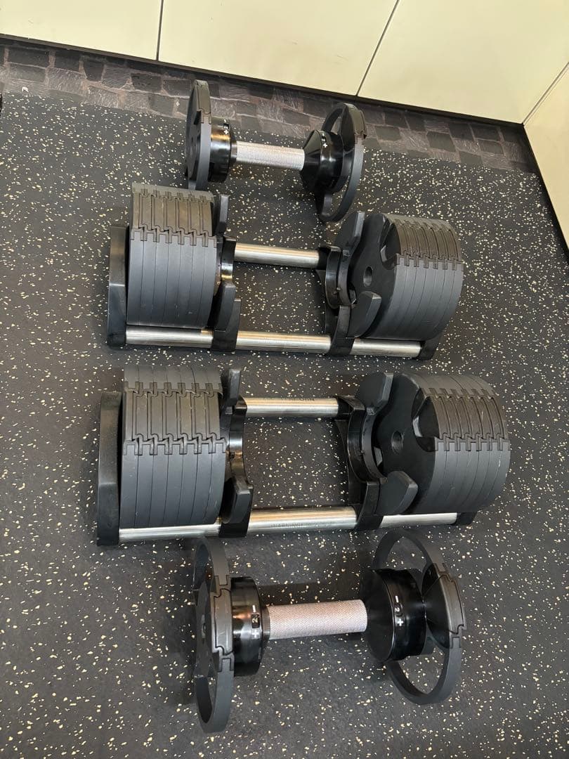 フレックスベル 正規品 可変式ダンベル 32kg ブラック　2kg刻み