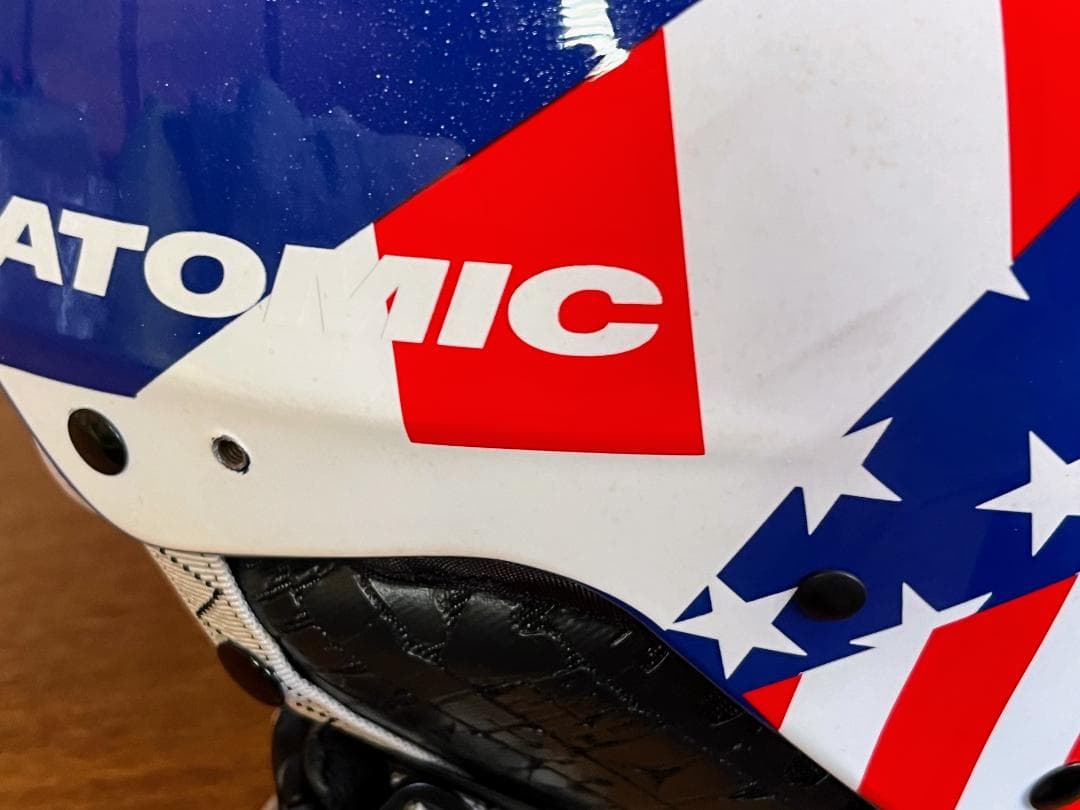 新品未使用 ATOMIC SL ミカエラ シフリン レプリカヘルメット