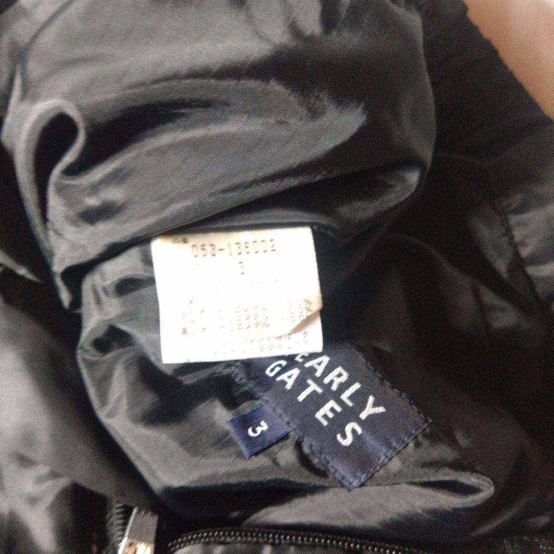 PEARLY GATES 黒 防寒ナイロンパンツ　サイズ3