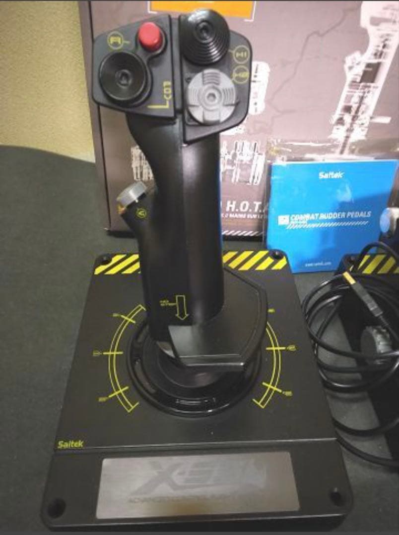 Saitek X-55 RHINO HOTAS.SYSTEM 元箱付き