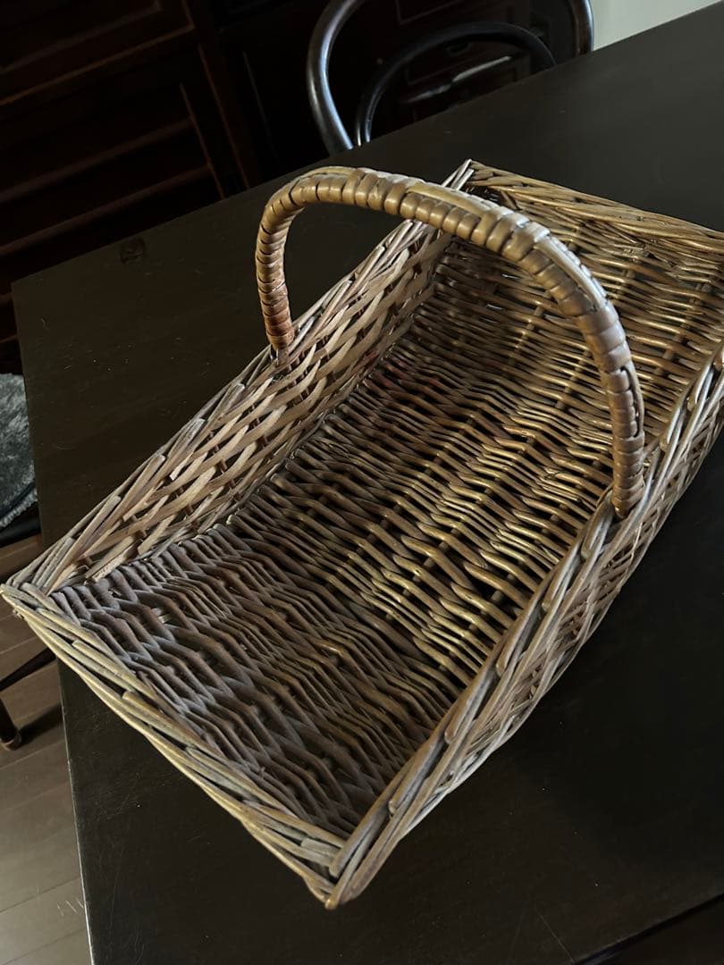 英国アンティーク　園芸バスケット