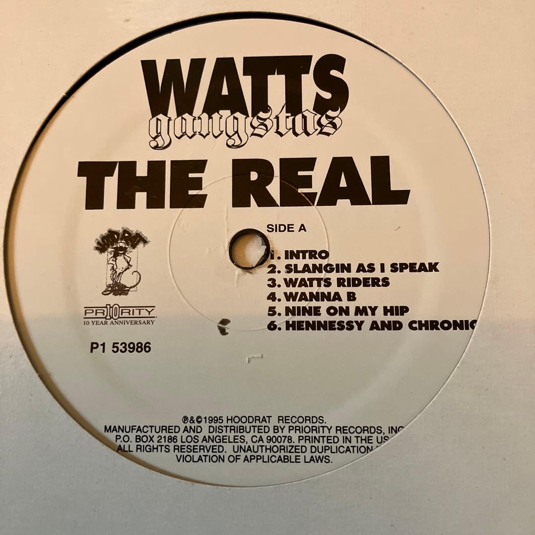 【G-RAP】 WATTS gangstas THE REAL レコード