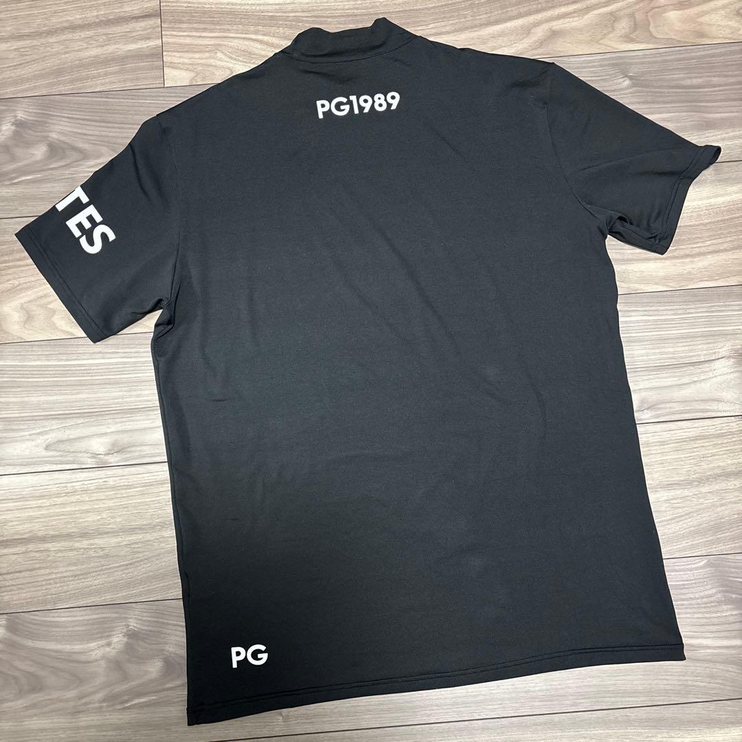 PEARLY GATES 黒モックネックシャツ XL〜2XL 着画有 size7