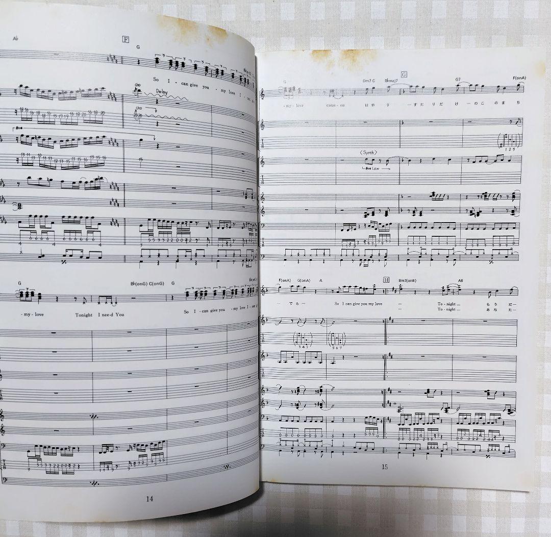 角松敏生「BEFORE THE DAYLIGHT」バンド用楽譜