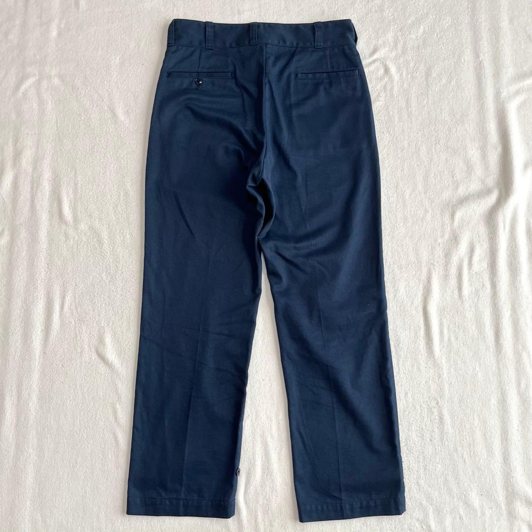 BOGEN ボーゲン カジュアルパンツ チノパン 刺繍 S 日本製 ネイビー