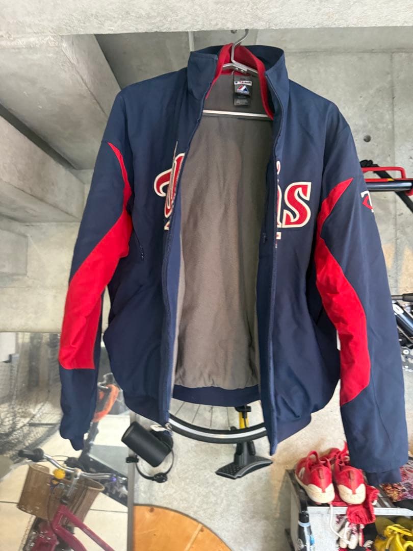 Majestic MLB TWINS ジャケット ネイビー