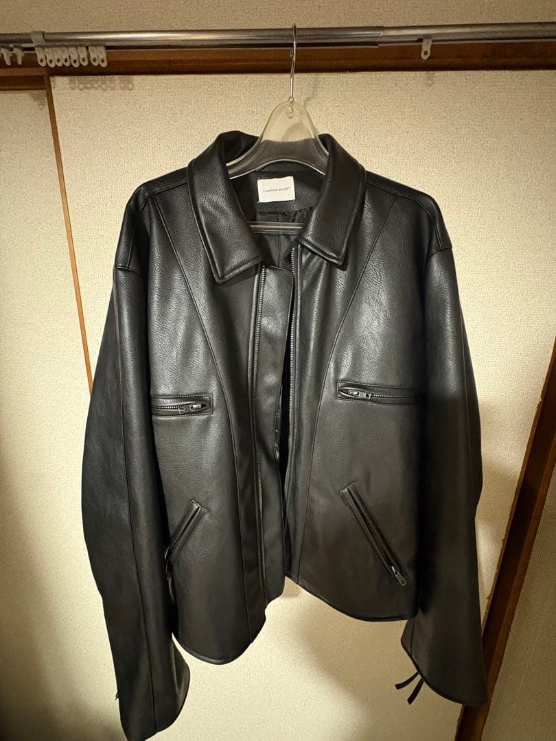 camphor wood レザージャケット/ブルゾン　y2k