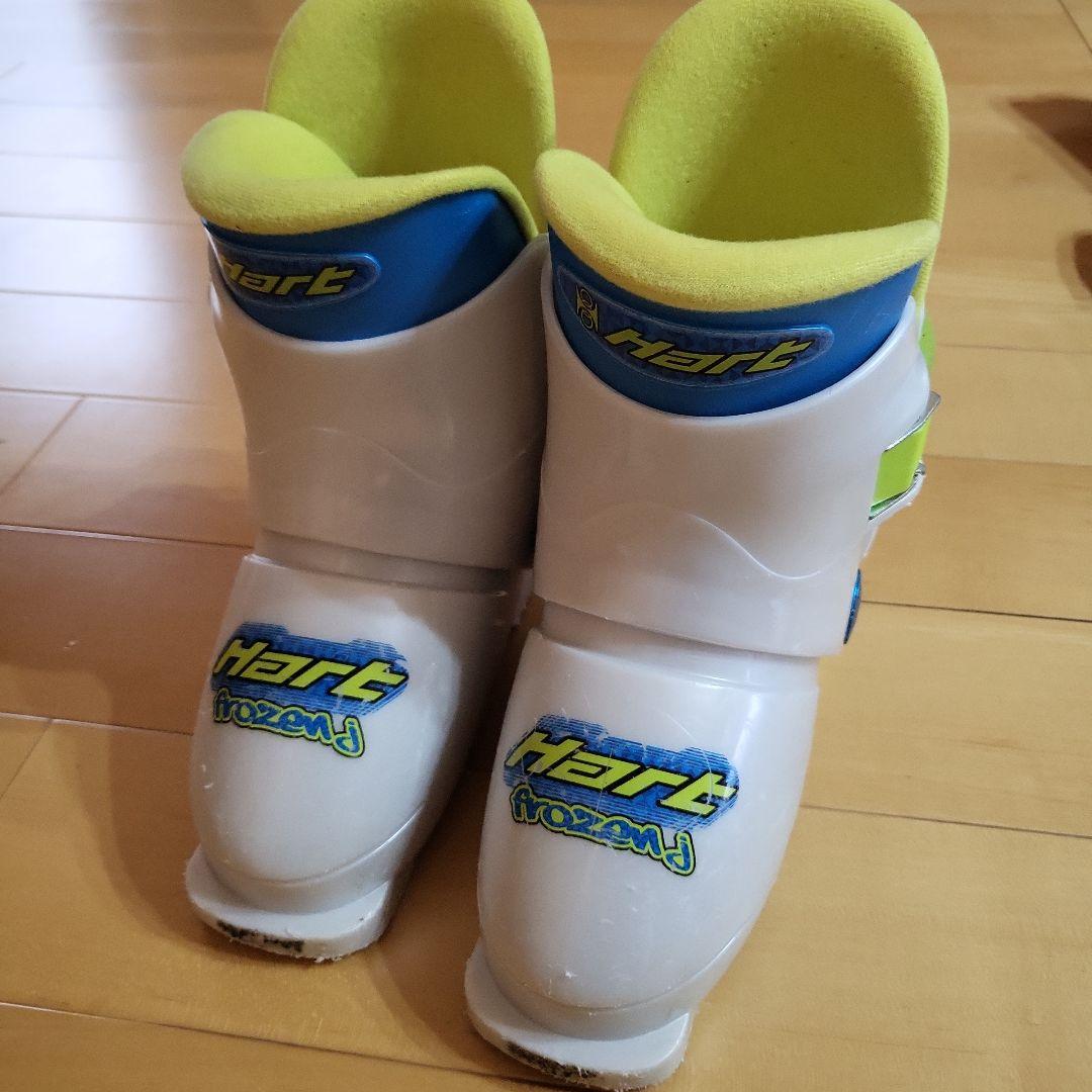 Hart 子ども用スキーブーツとスキー板セット 初心者用紐