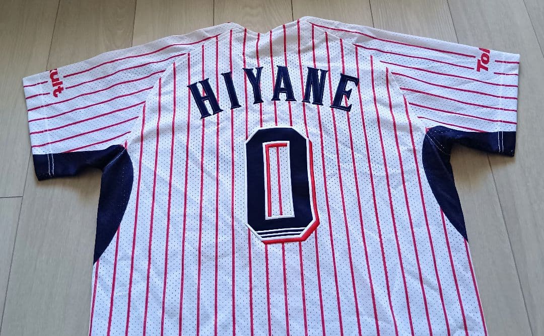 【レア】ヤクルト　スワローズ　比根屋　ホーム　ユニフォーム