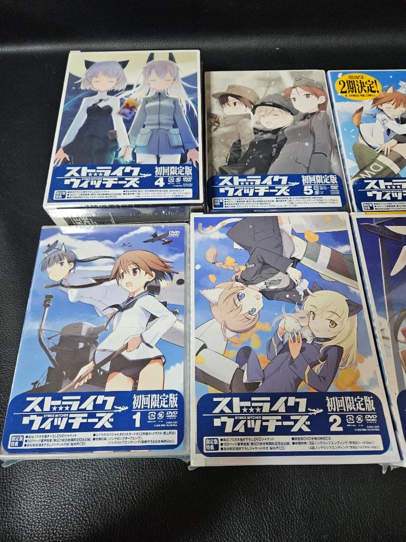 21　ストライクウィッチーズ 初回限定版 DVD 6巻セット　未開封