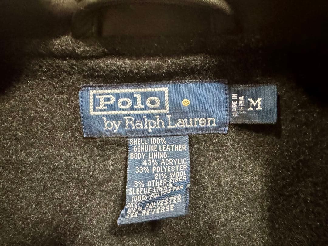 【gas】polo ralph lauren レザーカーコート