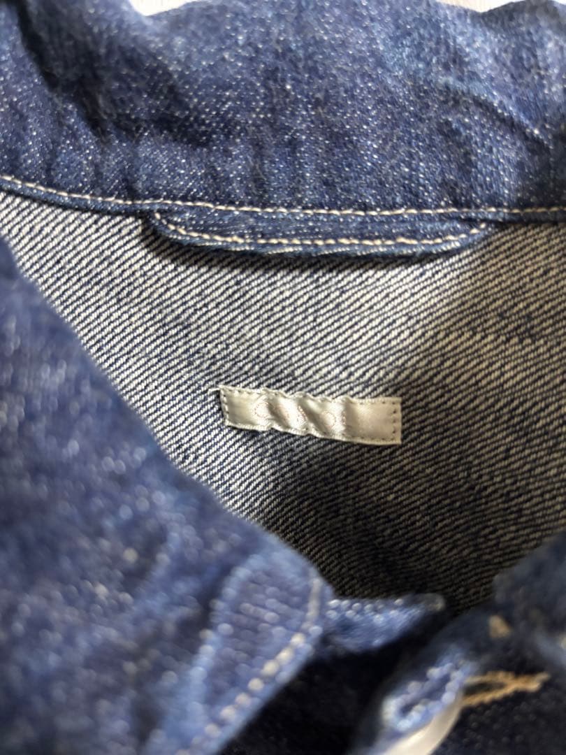 comoli 21ss デニムジャケット サイズ3 ネイビー インディゴ