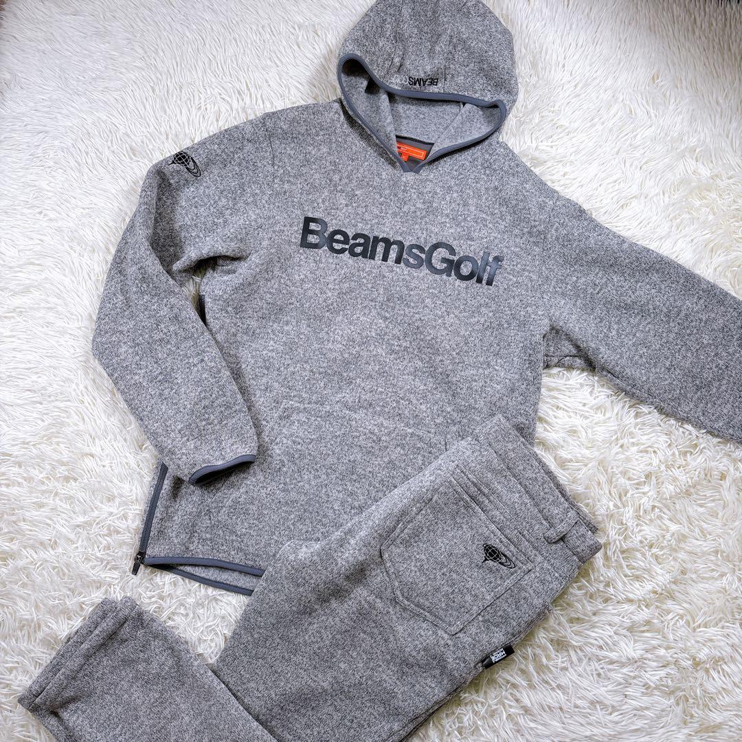 【希少⭐️メンズXL】ビームスゴルフポーラテックセットアップ　ゴルフ　裏起毛大きめ