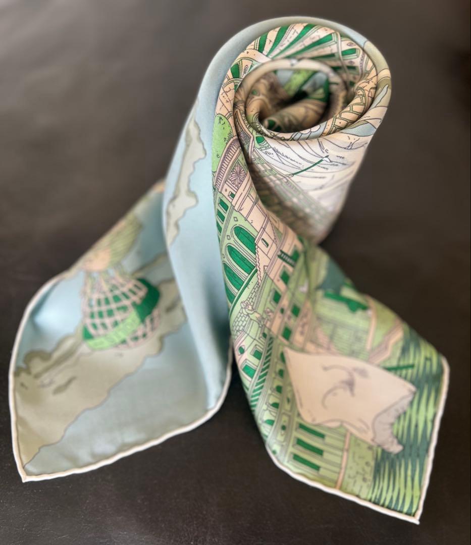 エルメススカーフ カレ90/柄名:イポポリス