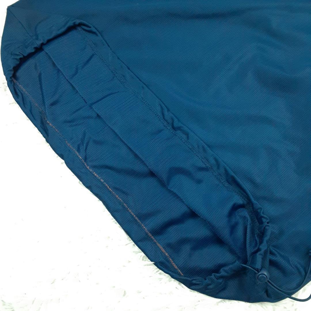 美品◎STARTER NY トレーニングウェア ハーフジップメッシュ 紺 S