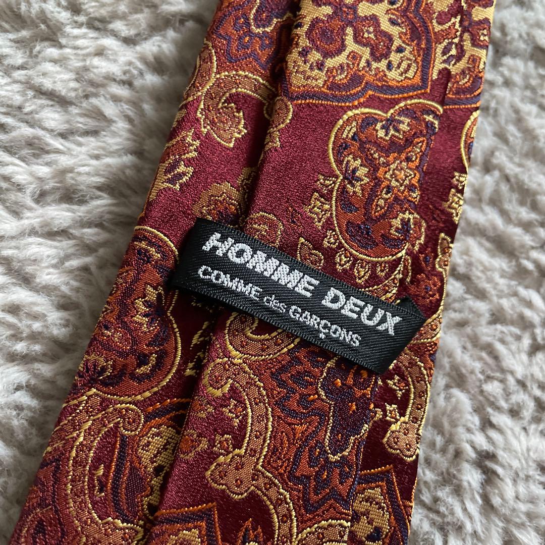 コムデギャルソンオムドゥ ネクタイ ペイズリー
