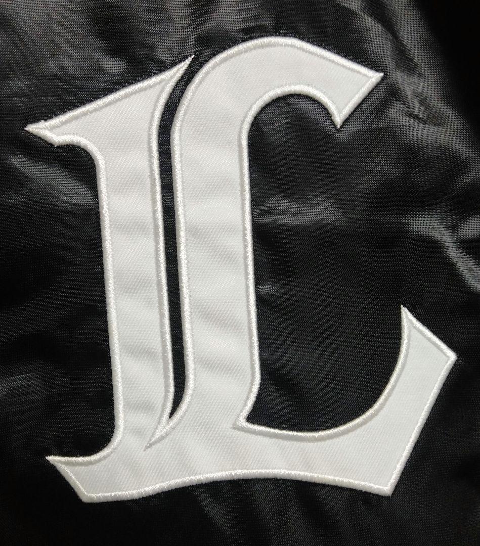 マジェスティック 西武ライオンズ ビッグロゴ スタジャン ボタンジャケット L