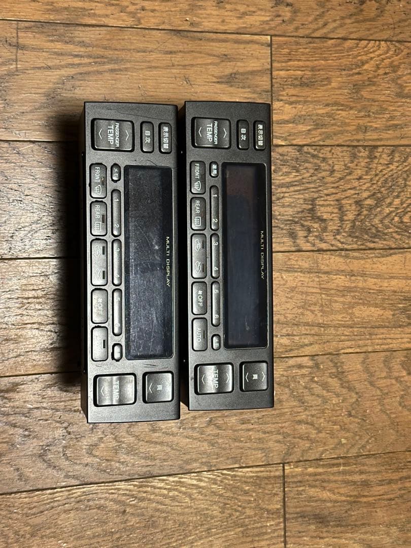 貴重 エアコンスイッチパネル 16アリスト用 エアコンコンピュータ 前期用 2個