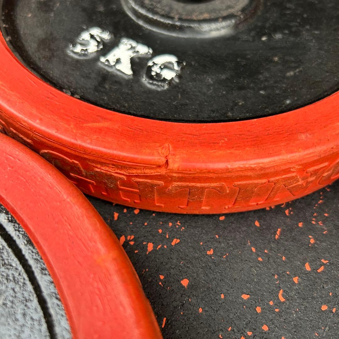 ファイティングロード 28mmラバープレート 5kg×4枚