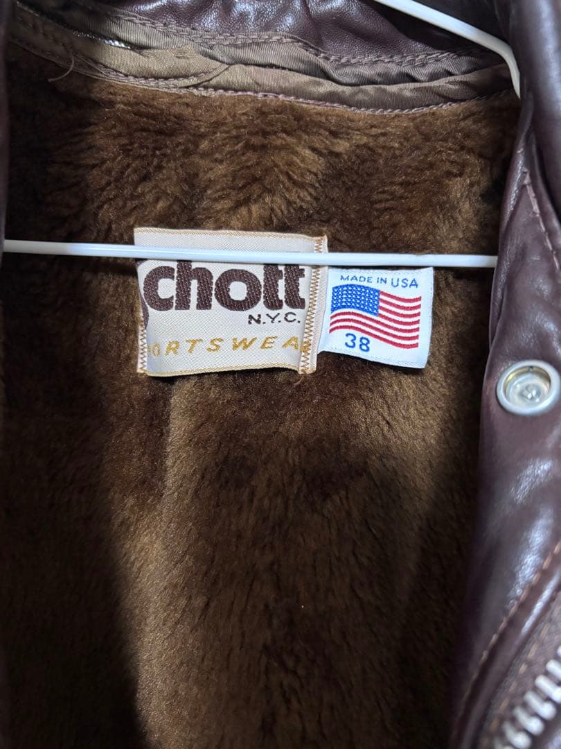 Schott NYC レザージャケット 38サイズ