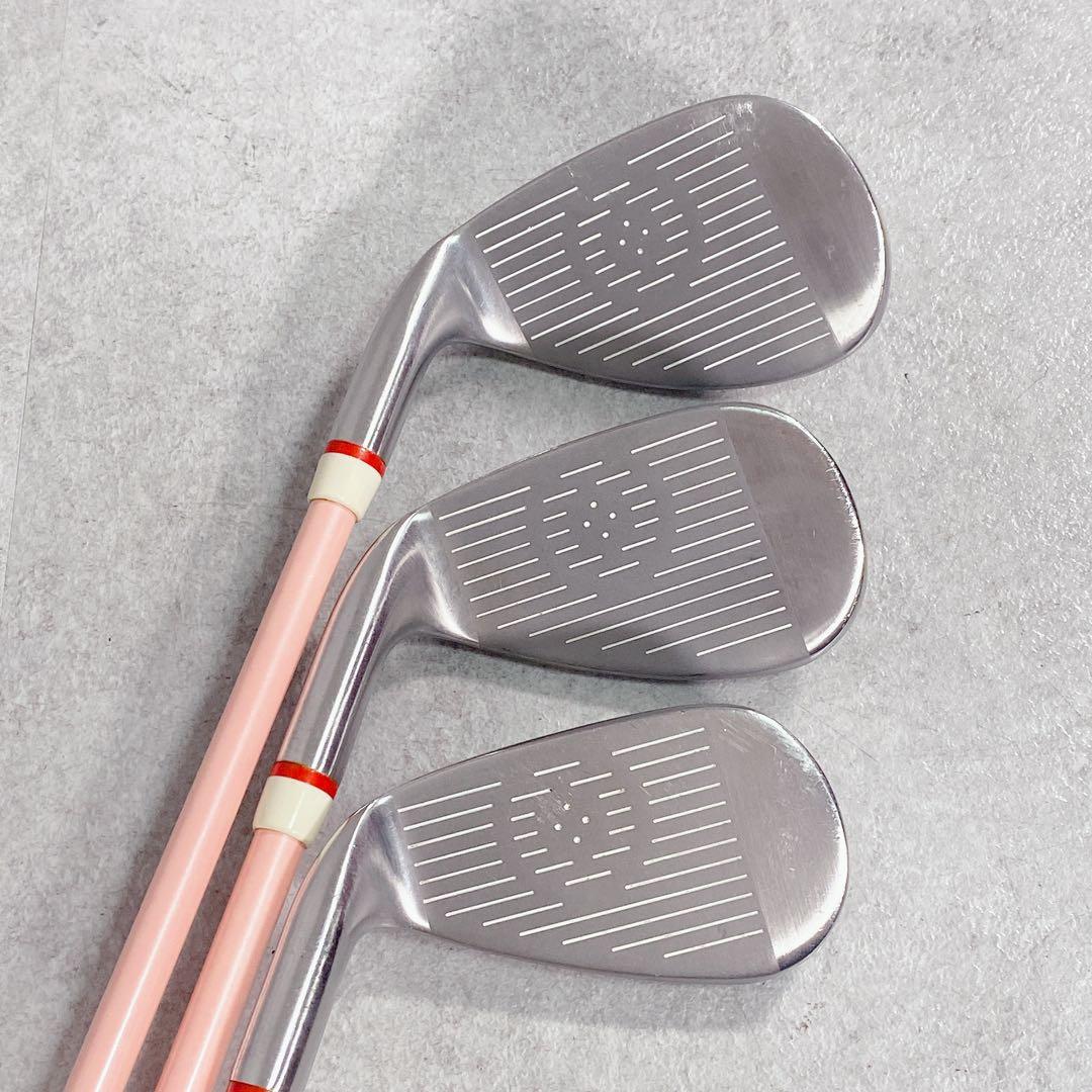 T230 マルマン ゴルフクラブ レディース セット 8点 白 FIGARO