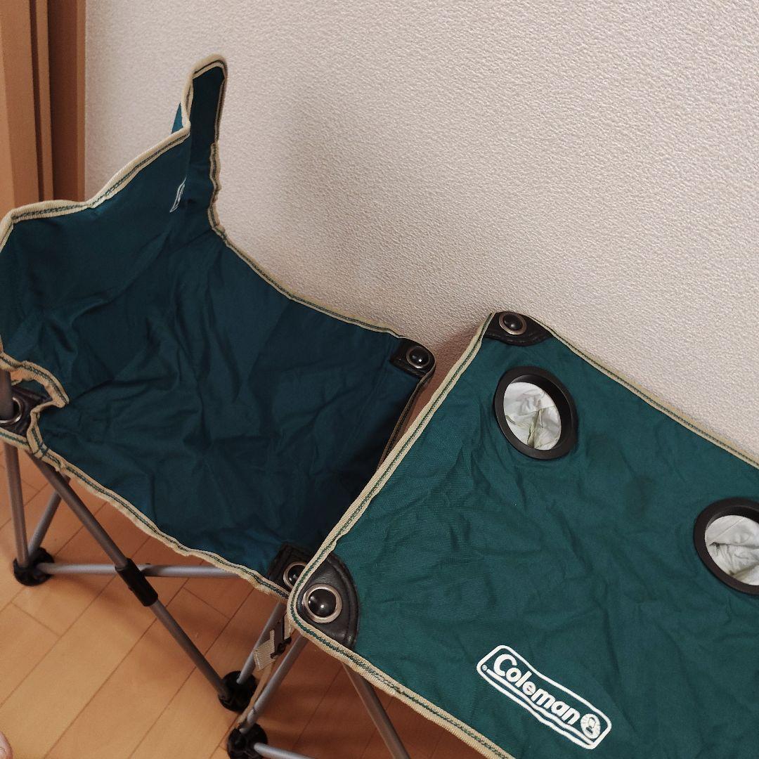 Coleman テーブルチェアセット グリーン