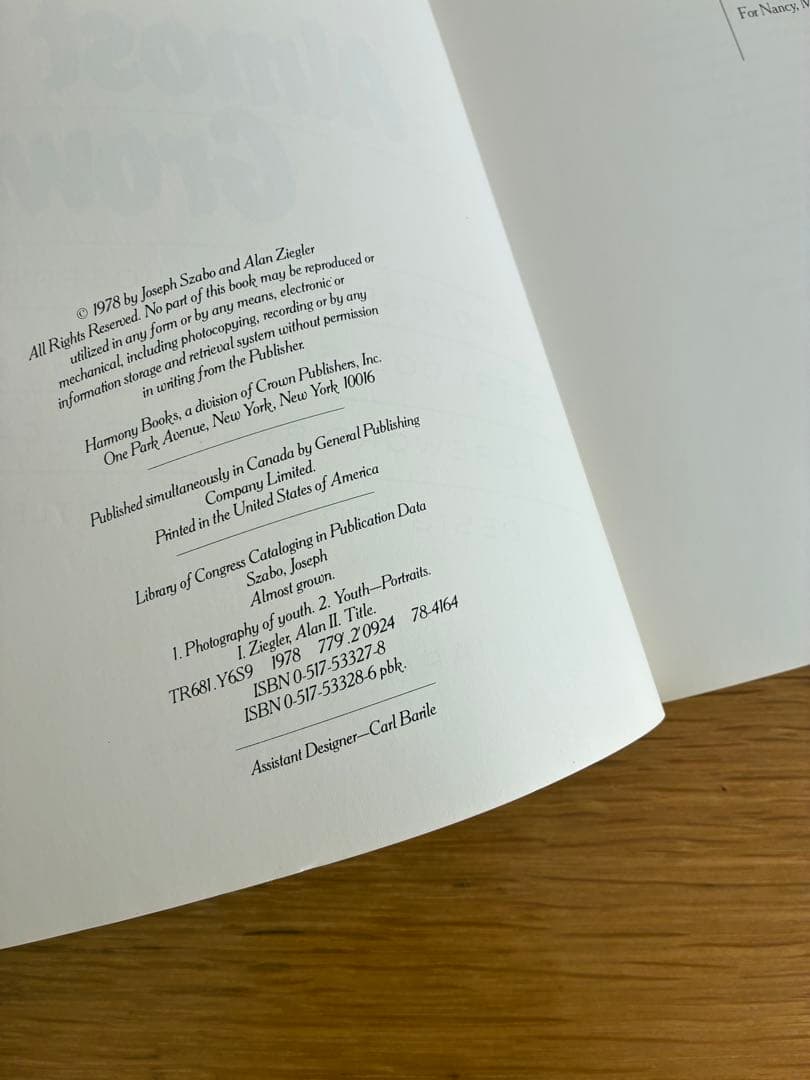 Almost Grown JOSEPH SZABO ジョセフ サボ　ダイナソーズ