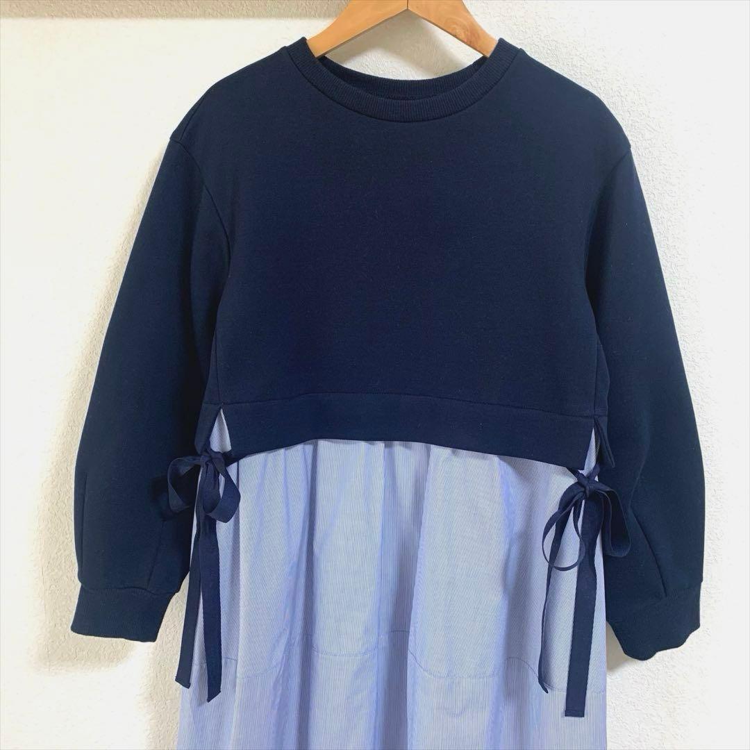 【新品未使用】ストロベリーフィールズ ドッキングワンピース レイヤード風