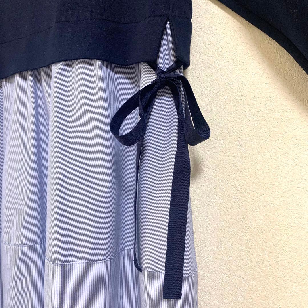 【新品未使用】ストロベリーフィールズ ドッキングワンピース レイヤード風