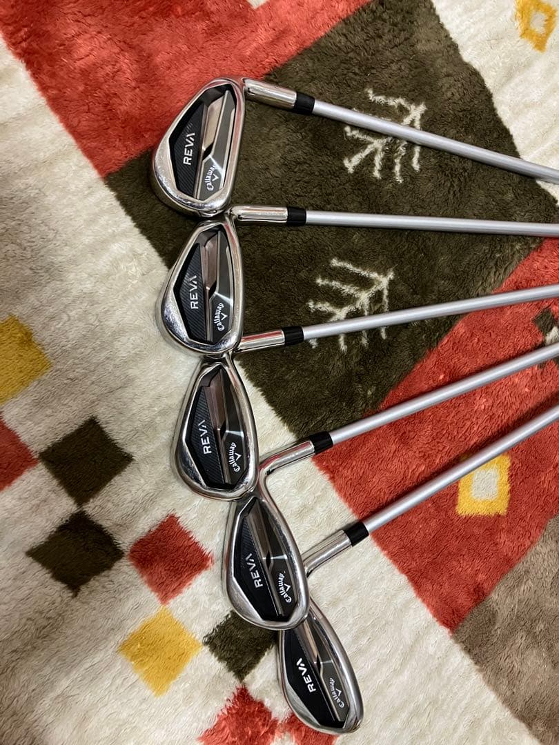 キャロウェイREVAとPEARLY GATES レディース ゴルフクラブセット