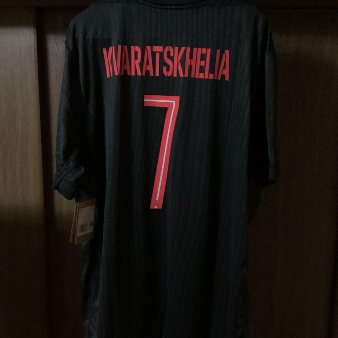 パリ・サンジェルマン 25-26 4th 2XL クヴァラツヘリア 7 正規品