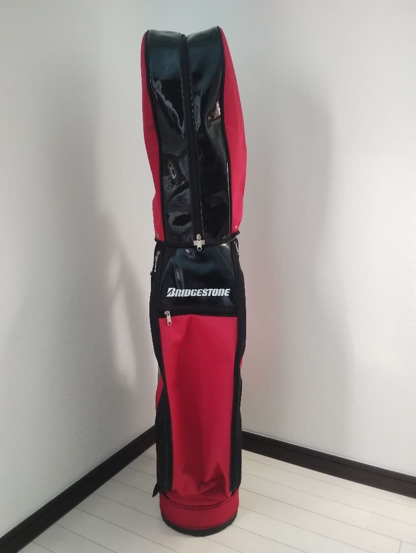BRIDGESTONE GOLF　キャディバッグ　レッド/ブラック