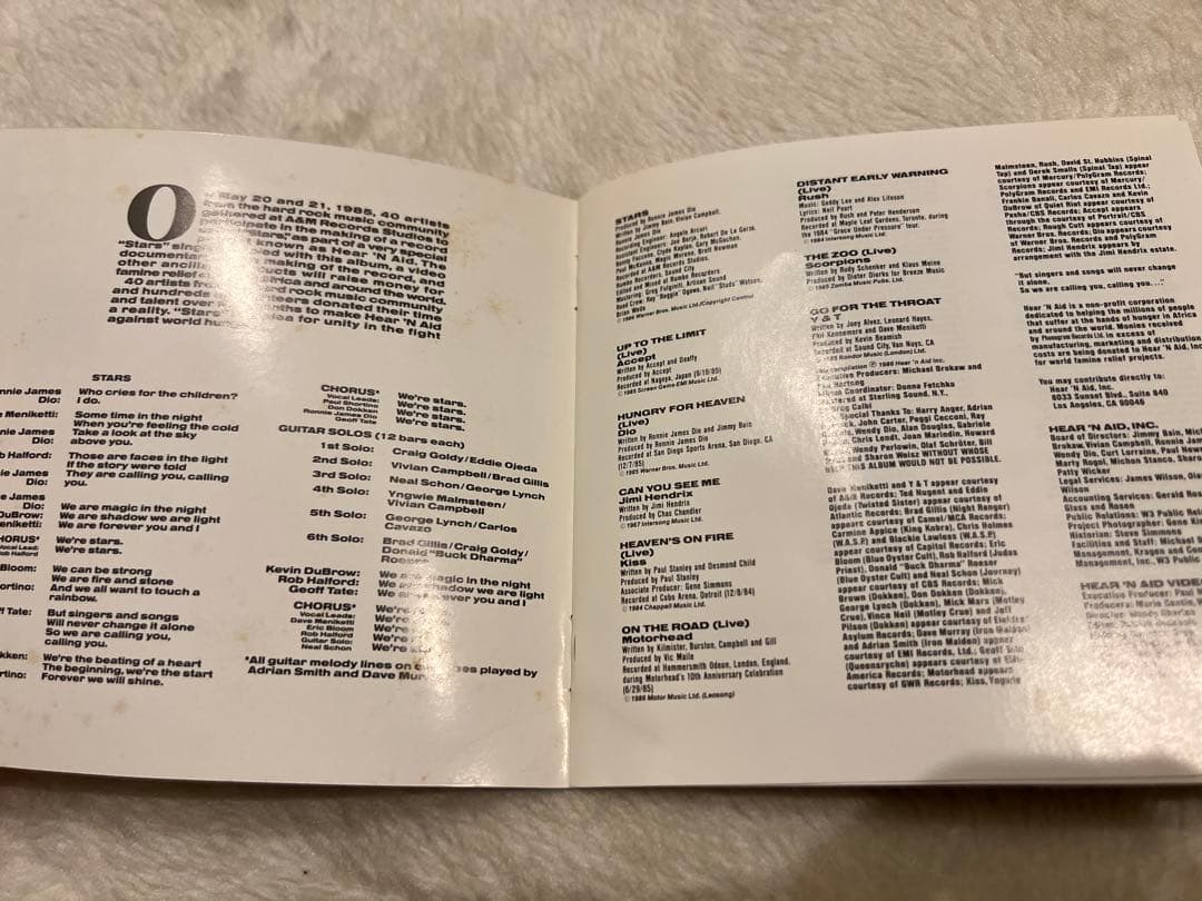 Hear n Aid Stars ヘヴィメタル　Dio Judas Yngwie