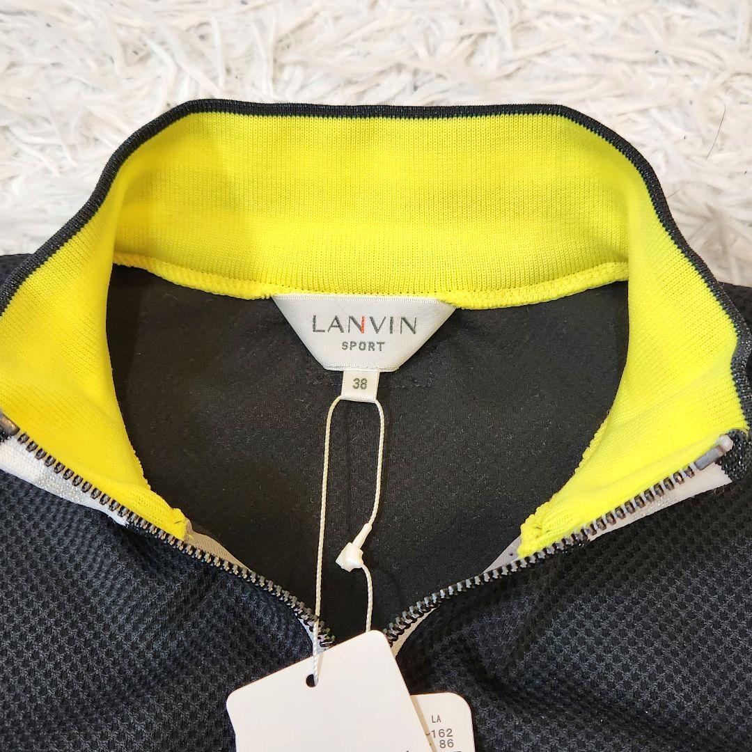 ✨タグ付未使用品✨LANVIN SPORT フルジップゴルフジャケット 黒 38