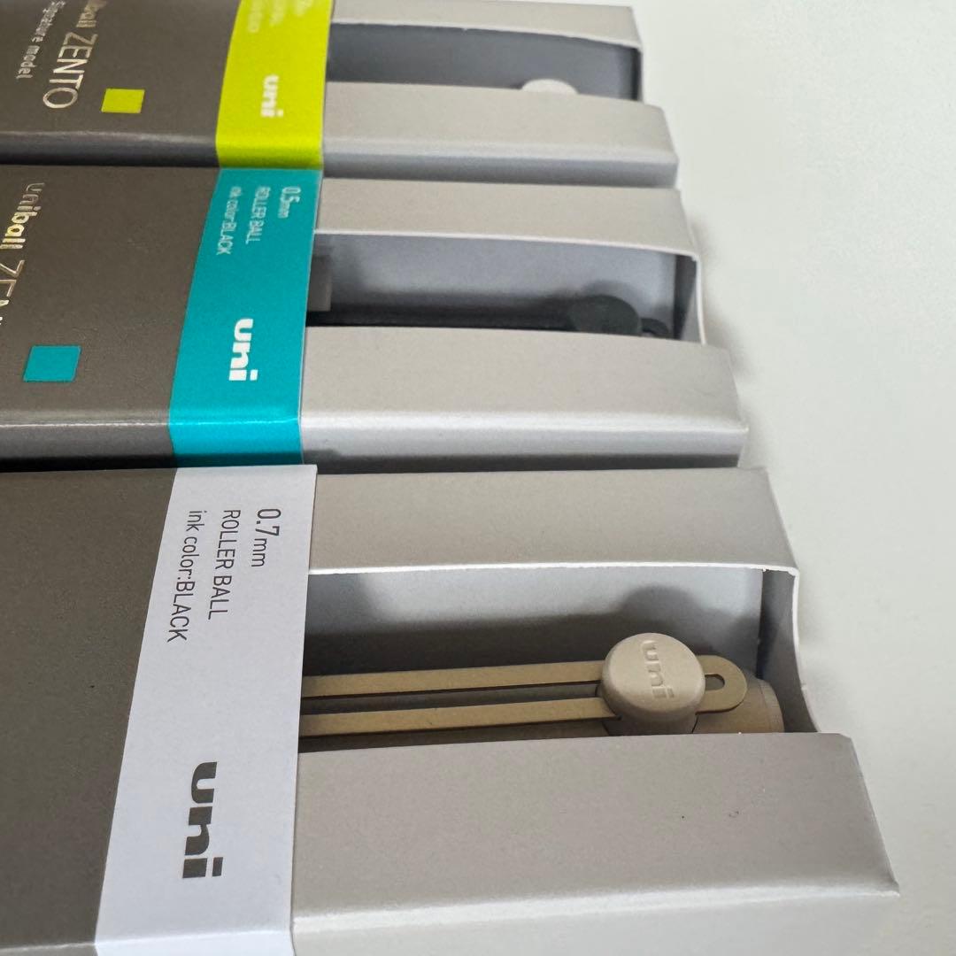 uniball ZENTO ユニボールゼント シグニチャーモデル 3種セット