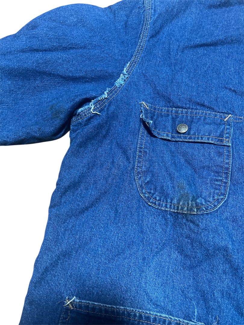 80s Roebucks カバーオール USA製 デニム コーデュロイ