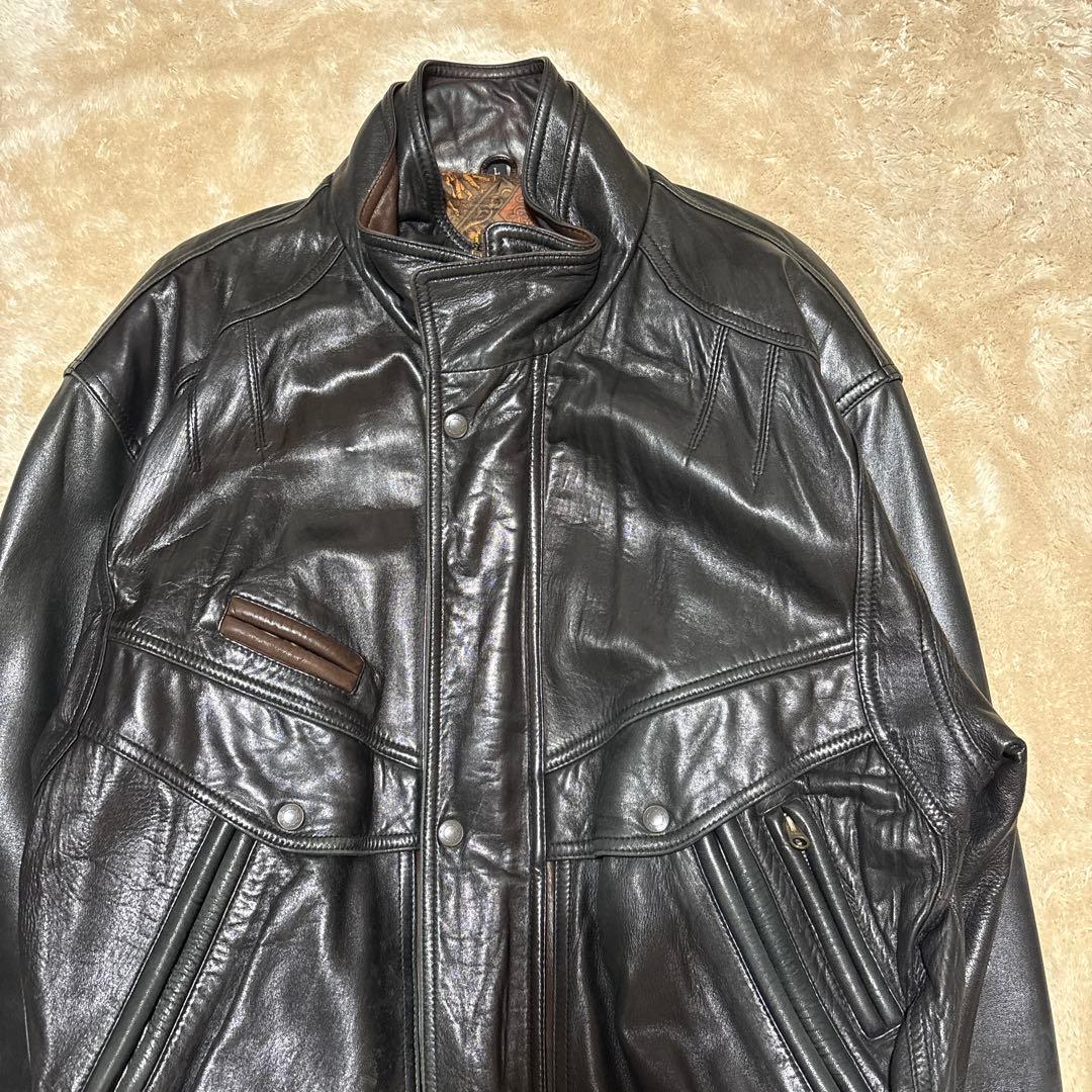 Wind Armor 羊 ラムレザー ジャケット 本革 サイズL y2k 希少